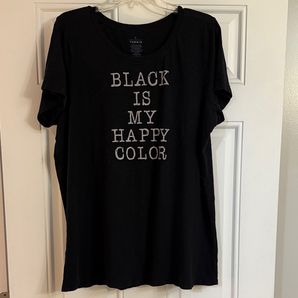 Torrid Black Statement Tee